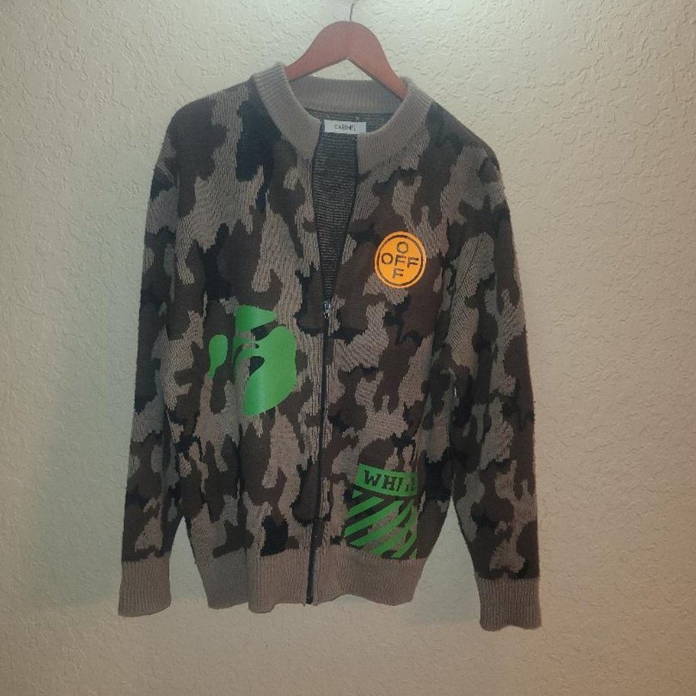 Camo custom sweater